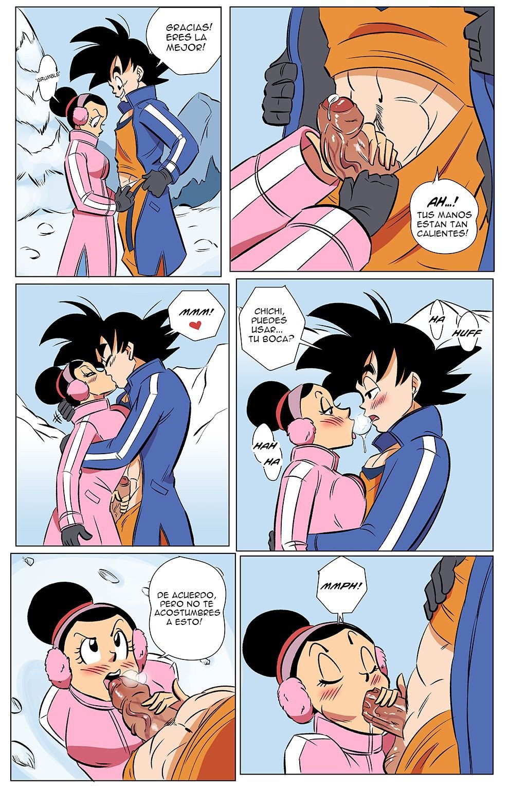 Comic Porno Goku + Chichi - Heating Up (#3)