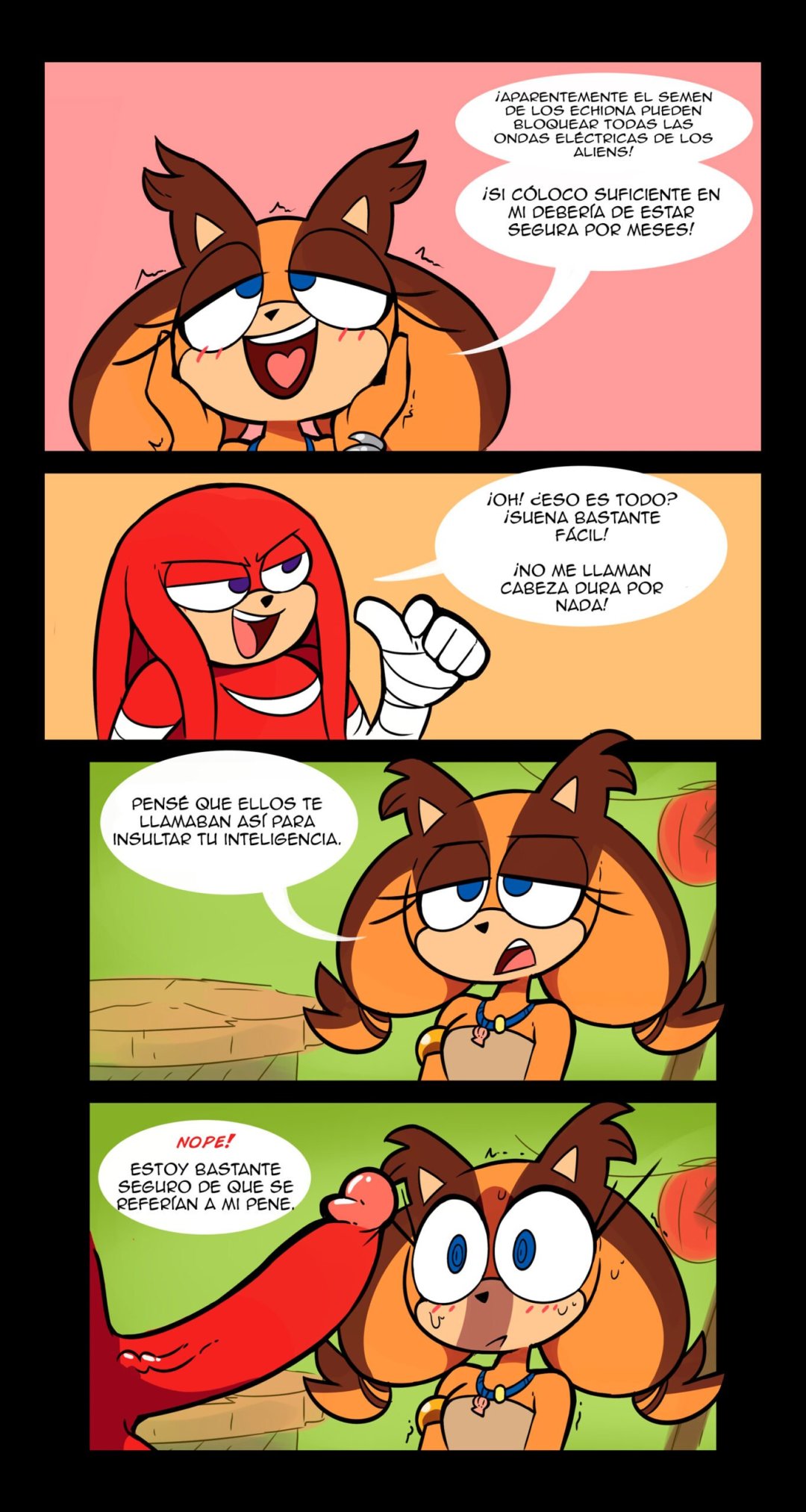 Comic Porno Sticks X Knuckles - Misconamour (#2)