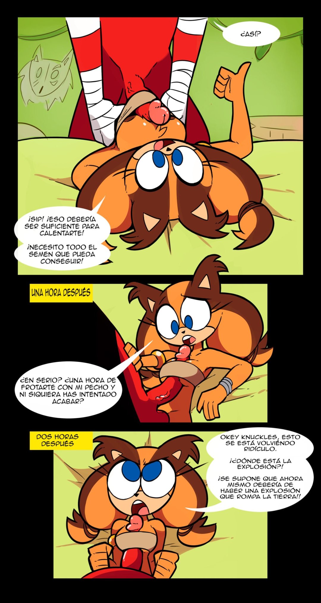 Comic Porno Sticks X Knuckles - Misconamour (#3)