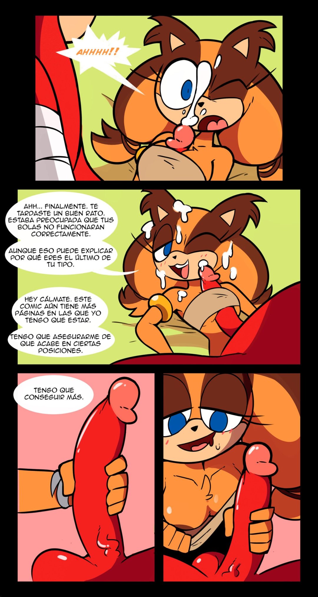 Comic Porno Sticks X Knuckles - Misconamour (#4)