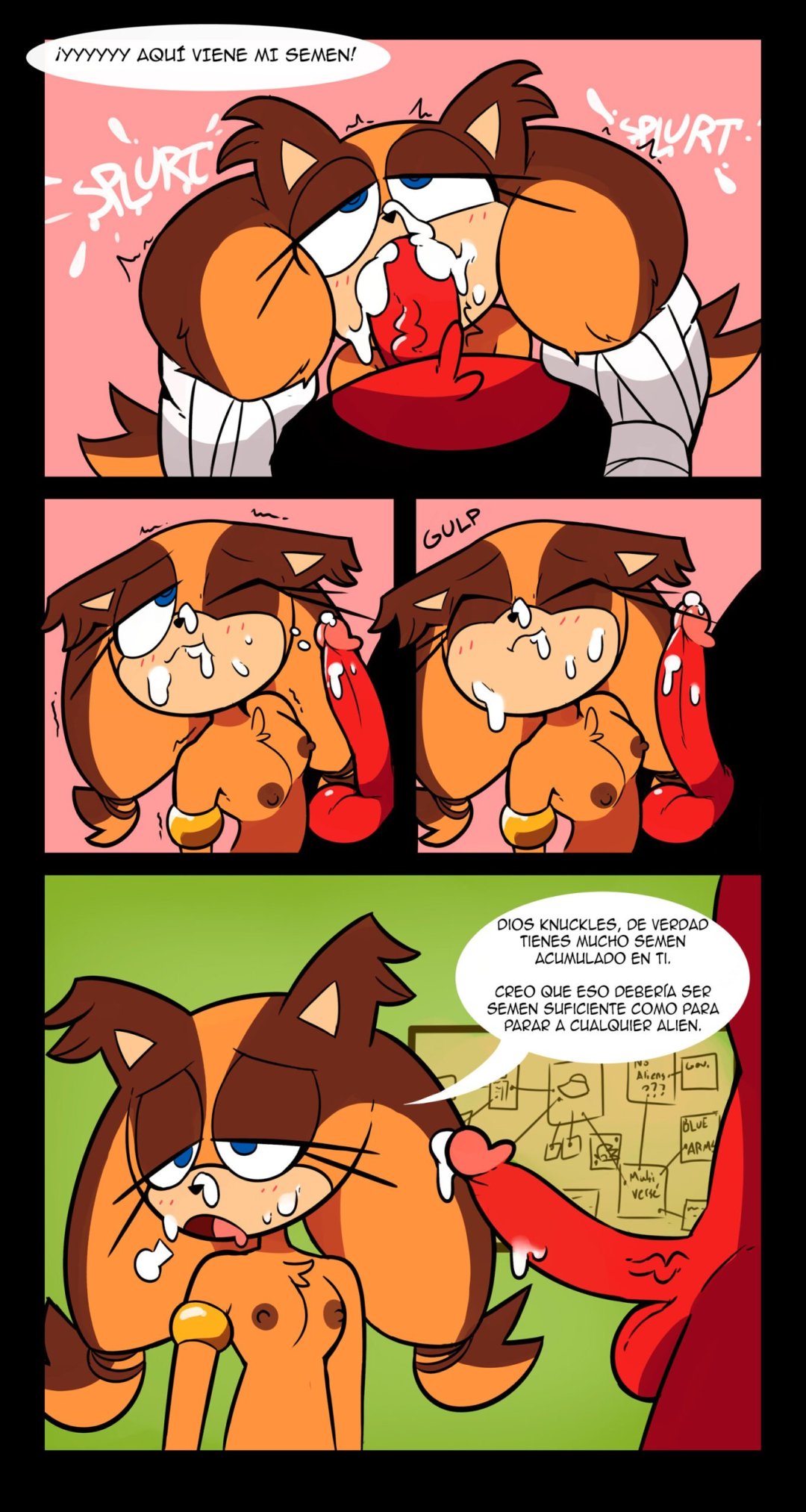 Comic Porno Sticks X Knuckles - Misconamour (#6)