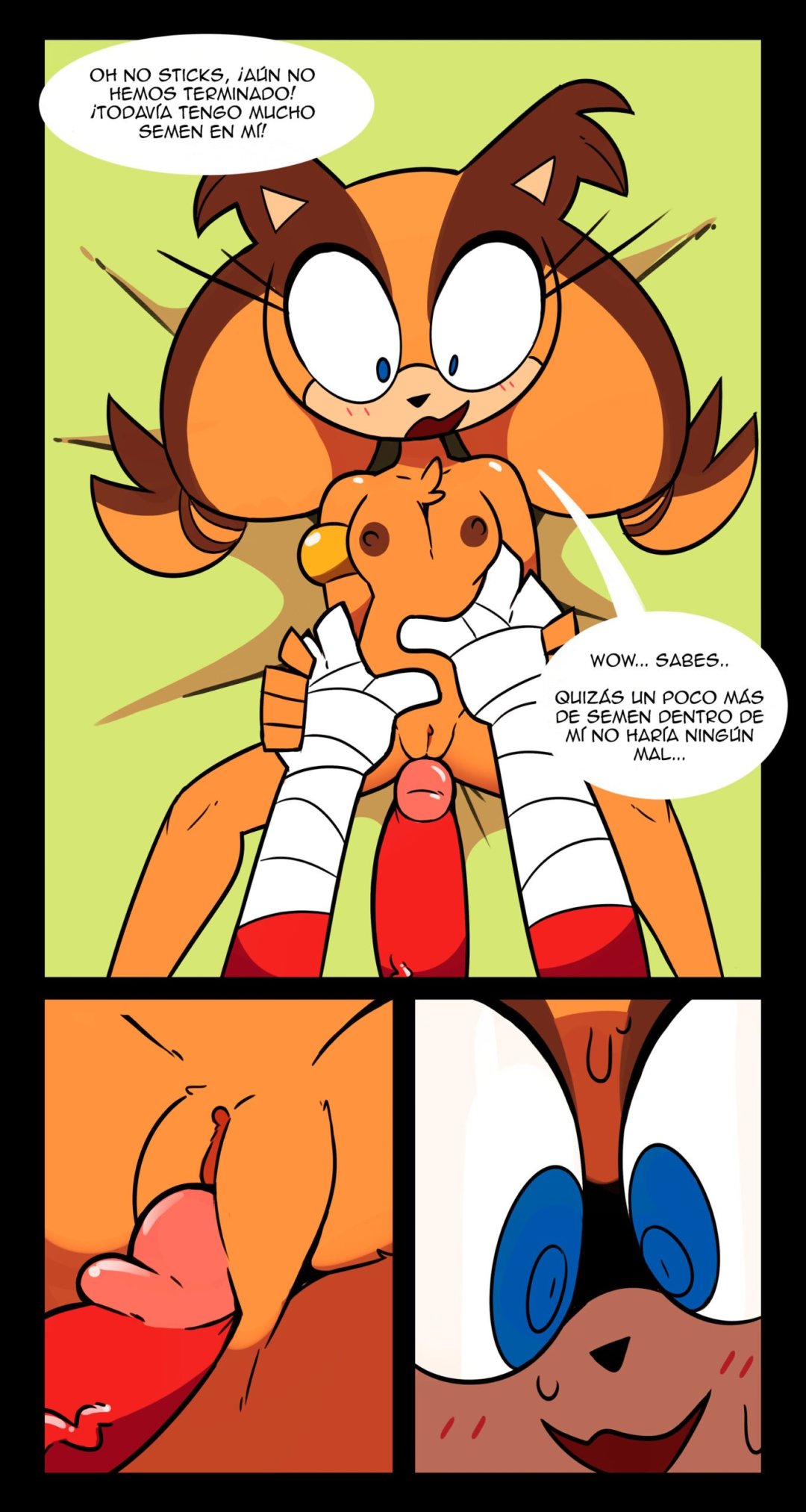 Comic Porno Sticks X Knuckles - Misconamour (#7)