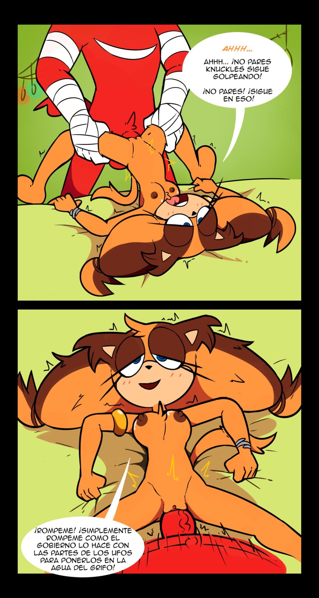 Comic Porno de Sticks X Knuckles - Misconamour (#8)