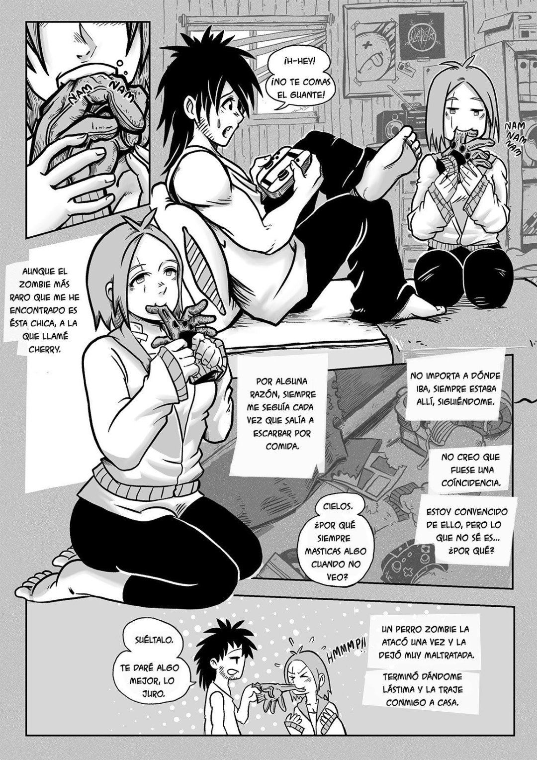Comic Porno A Zombie Fell For Me? - Mr.E (#4)