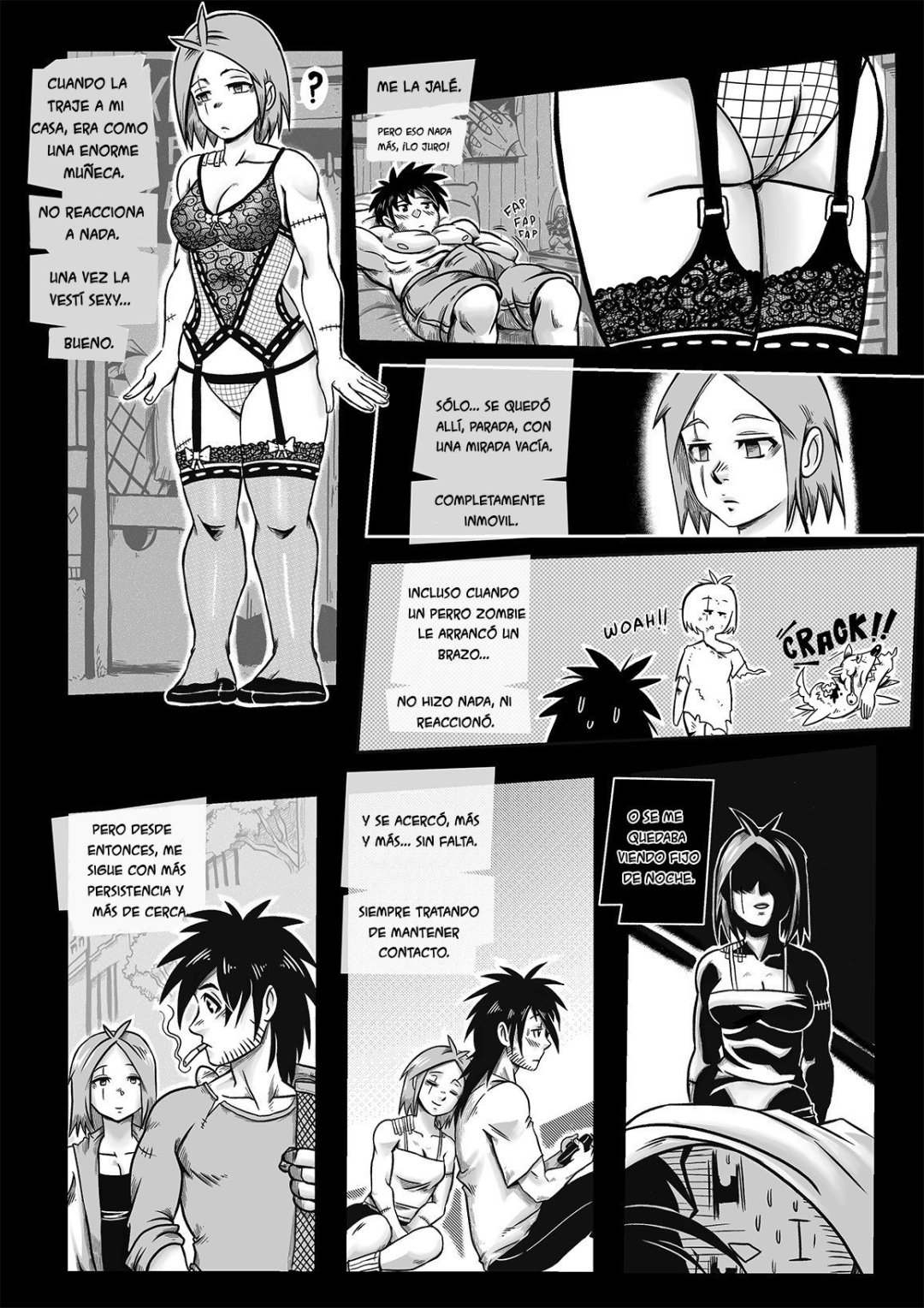 Comic Porno A Zombie Fell For Me? - Mr.E (#6)