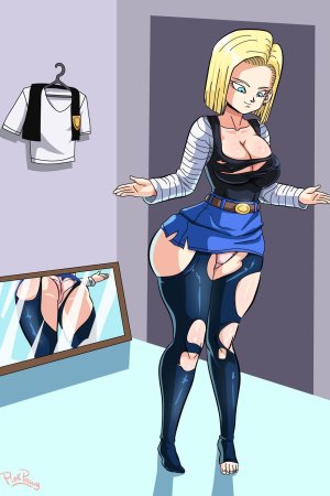 Android 18 Meets Krillin