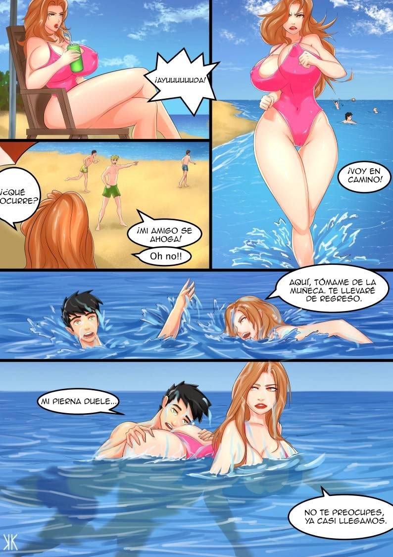 Comic Porno My Friend Is Drowning! - Kinkamashe (#2)