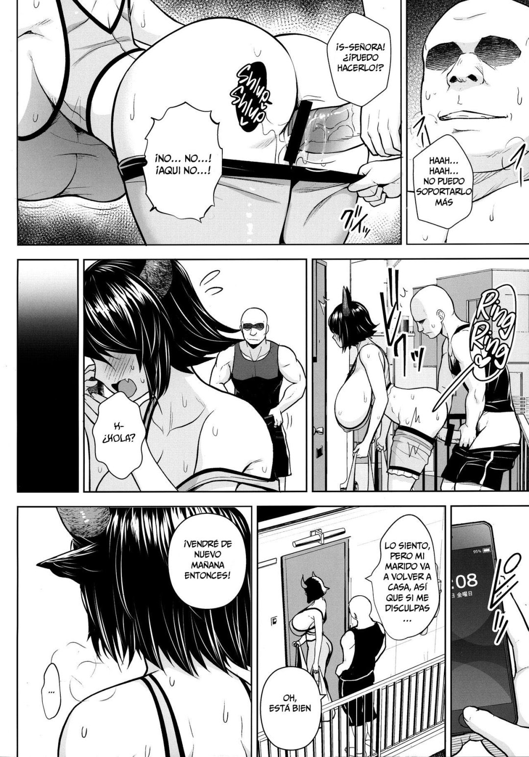Comic Porno Oku San No Oppai Ga Dekasugiru Noga Warui 3 (#7)