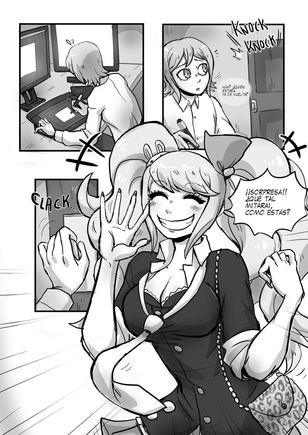 Comic Porno Ms. Enoshima’s Art Lesson - NotSafeForFruit (#2)