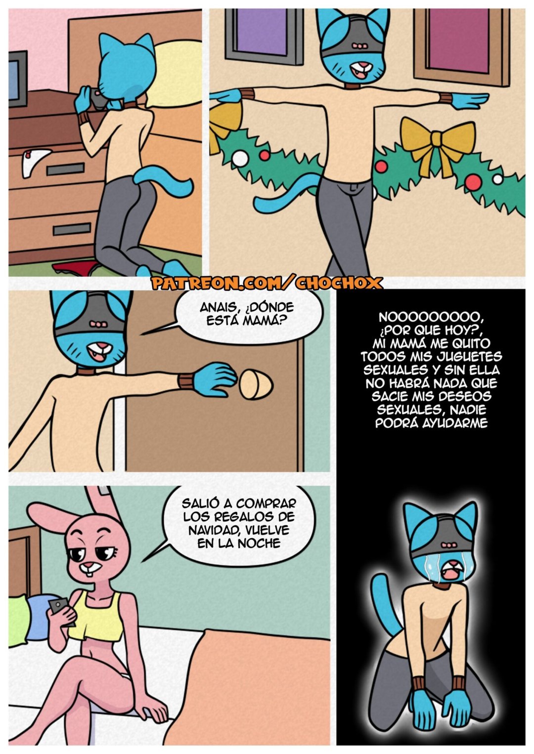 Comic Porno La Maravillosa Navidad De Gumball (#7)