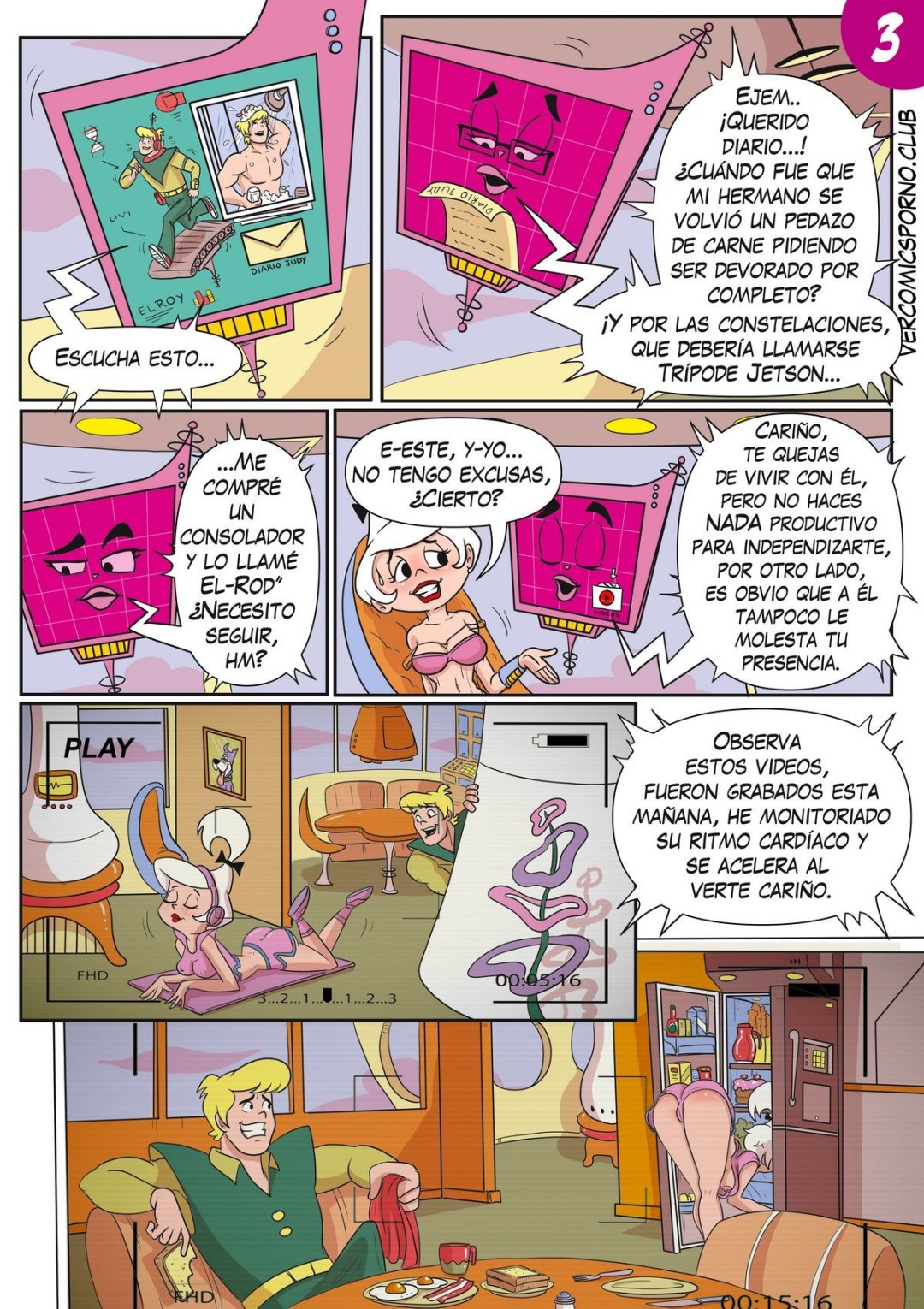 Comic Porno The Jetsons - Elroy Thot (#4)