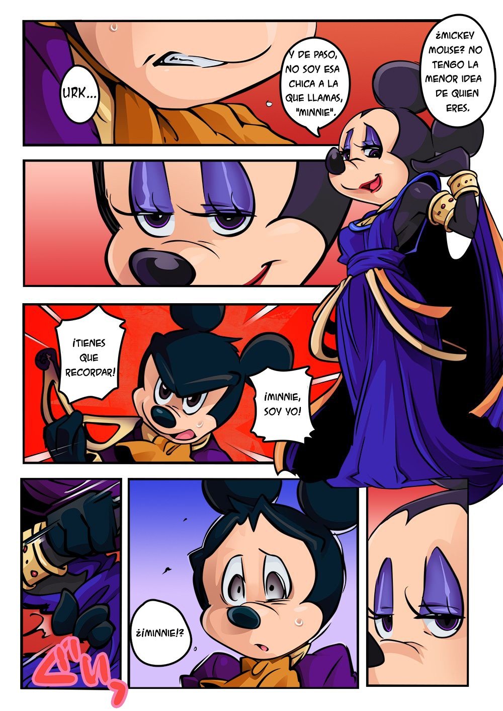 Comic Porno de Mickey And The Queen - Nearphotison (#1)