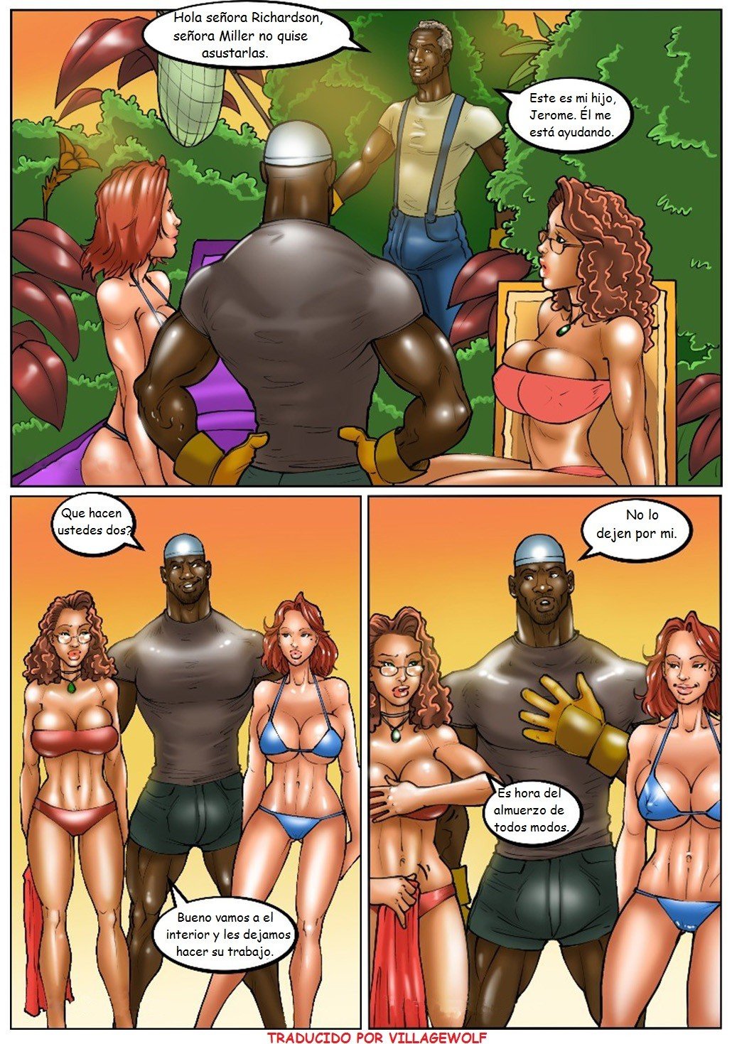 Comic Porno The Wife And The Black Gardeners 1 (#4)