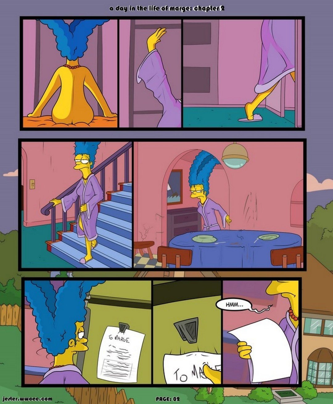 Comic Porno Un Dia En La Vida De Marge Simpsons (#2)