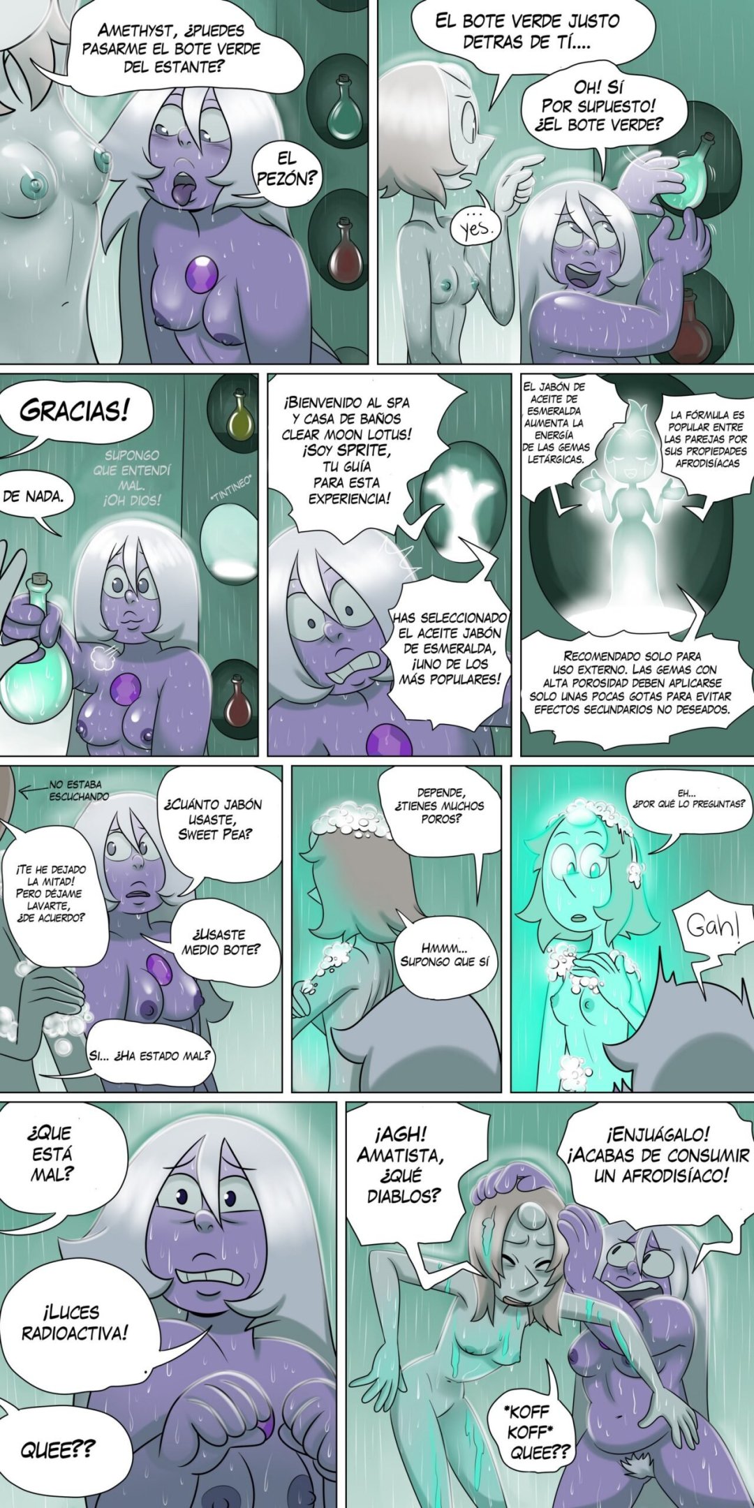 Comic Porno Pearlmethyst Bath House Saga - Missgreeney (#3)