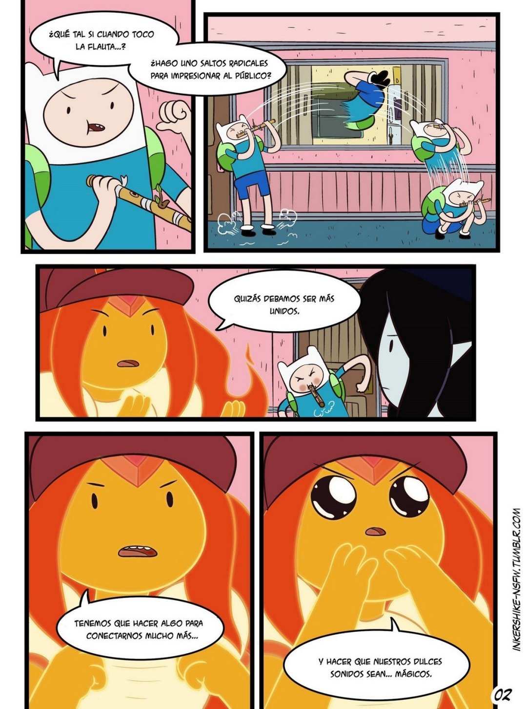 Comic Porno Practice With The Band (#2)