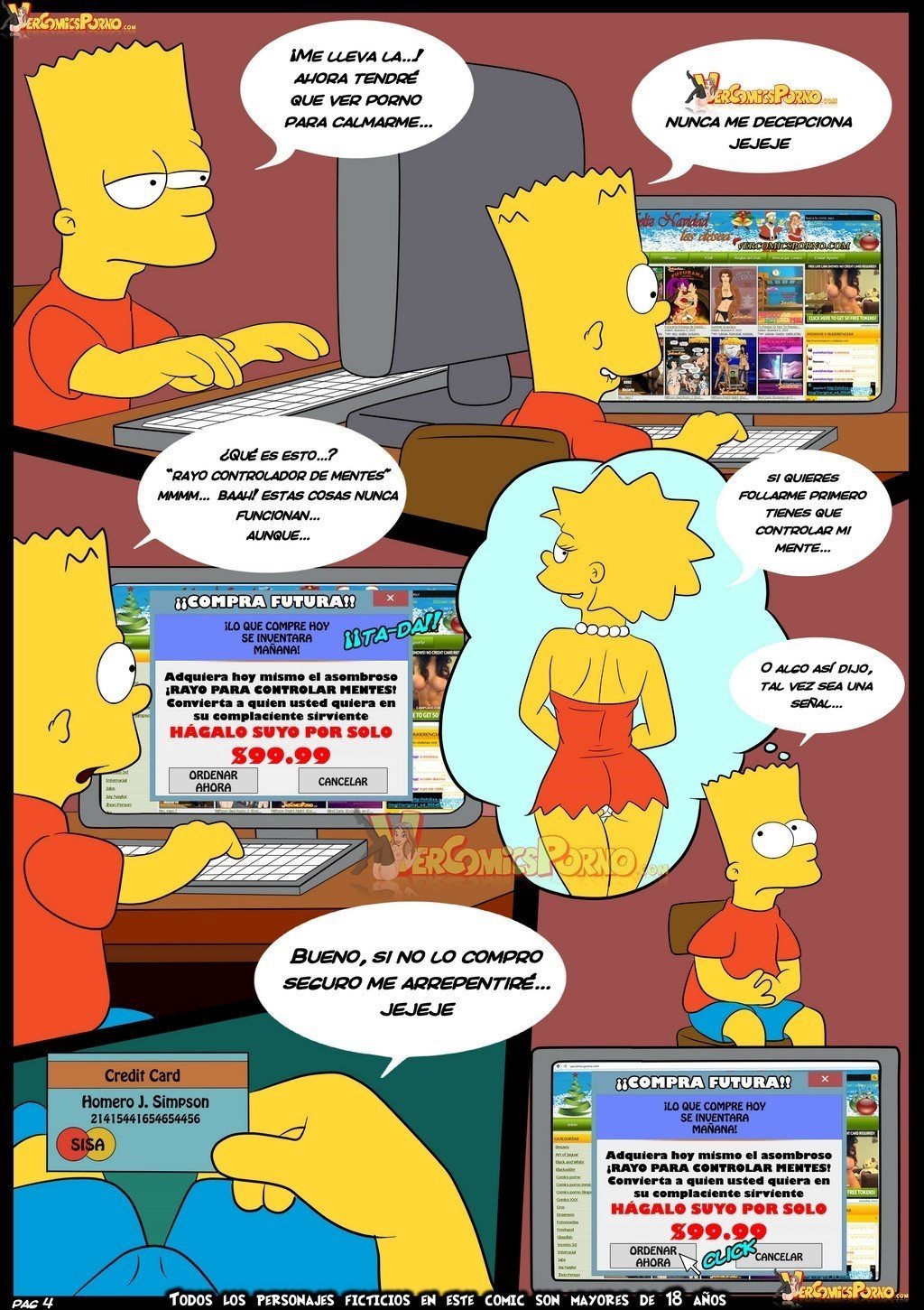 Comic Porno SimpsoRama 1 - Compra Futura (#5)