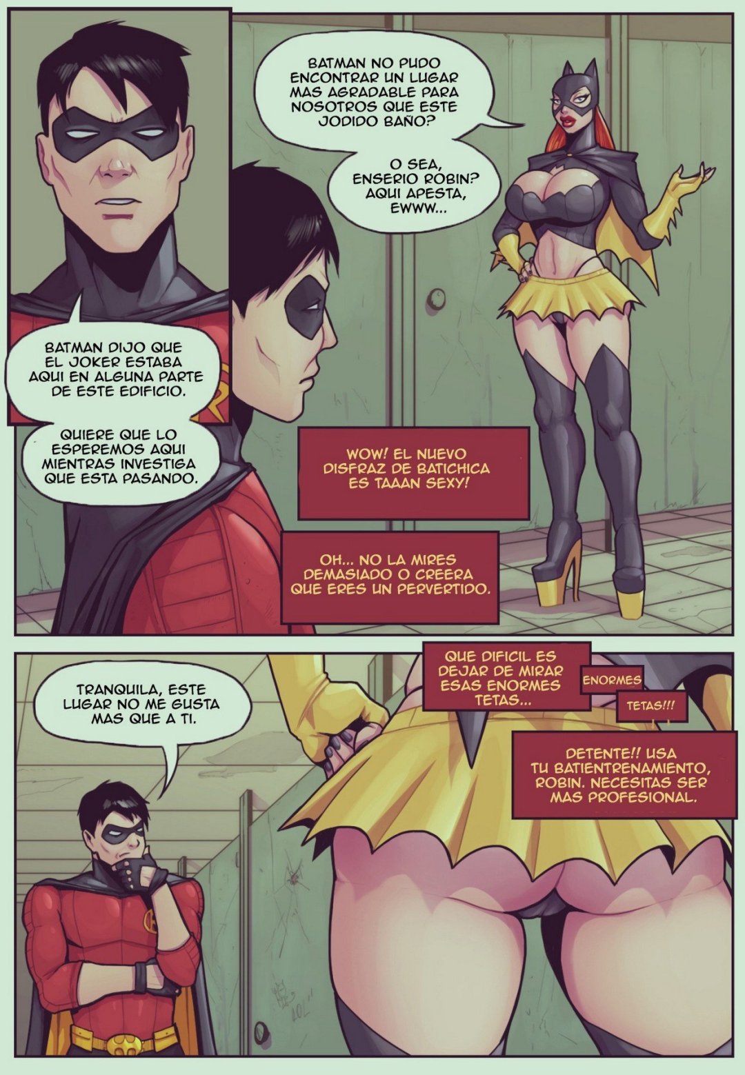 Comic Porno Batgirl Loves Robin - Ruined Gotham (#2)