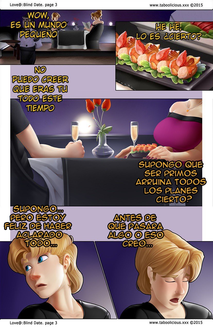 Comic Porno Blind Date - Taboolicious (#4)
