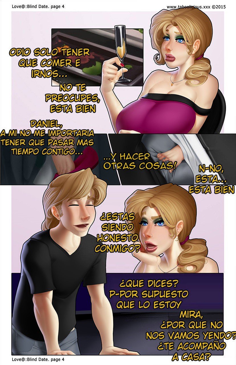 Comic Porno Blind Date - Taboolicious (#5)