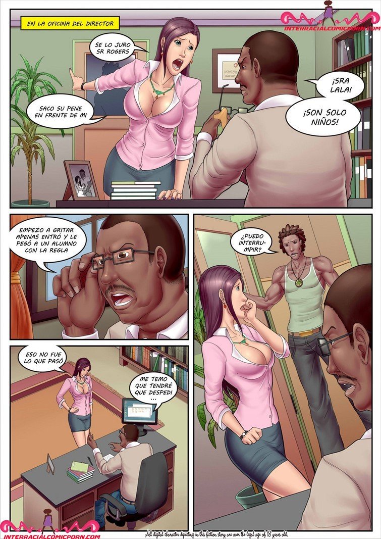 Comic Porno Slut Teacher 1 - InterracialComicPorn (#6)