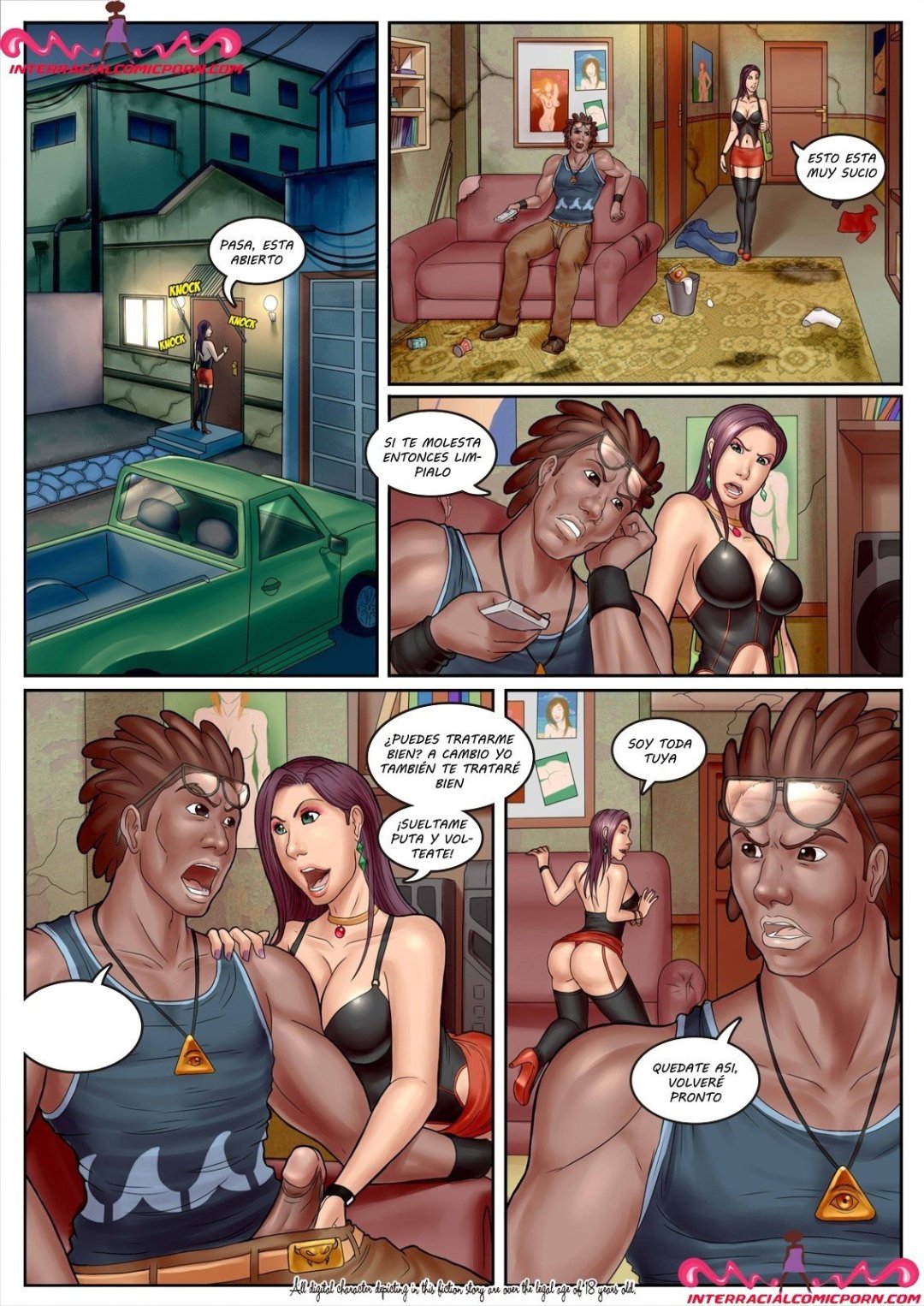 Comic Porno Slut Teacher 4 - InterracialComicPorn (#5)