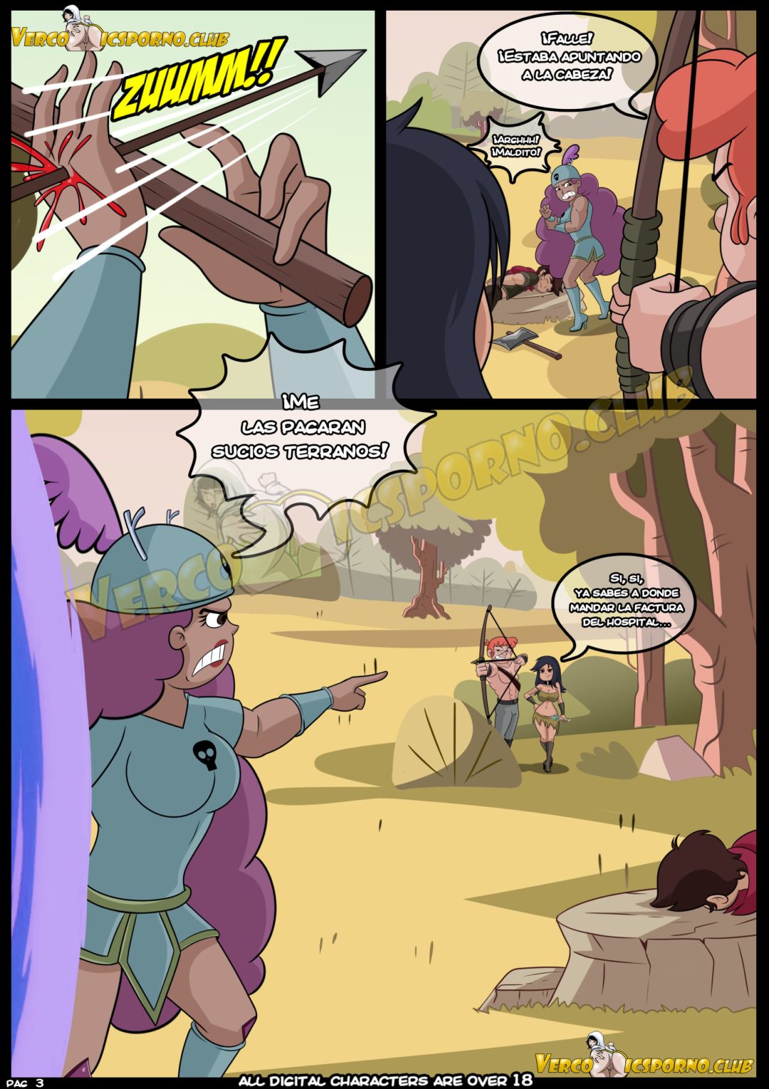 Comic Porno Consecuencias - Marco Vs Las Fuerzas Del Tiempo (#4)