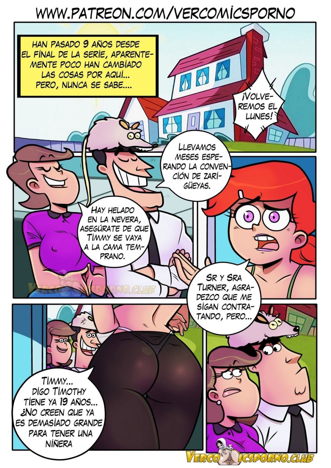 Comic Porno Sometiendo A La Ninera - Padrinos Magicos (#3)