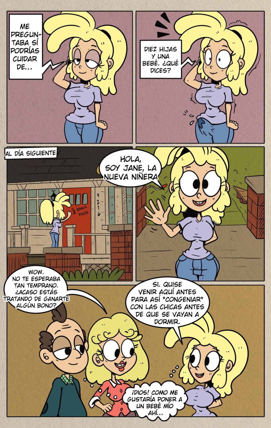 Comic Porno The New Babysitter - WashedToast (#2)