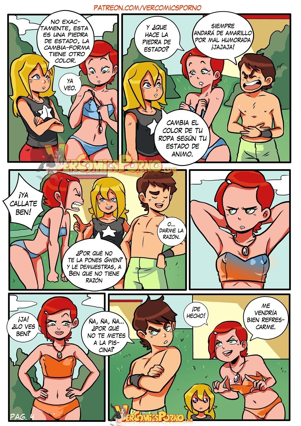 Comic Porno Ben 10: El Que Rie Al Final (#5)