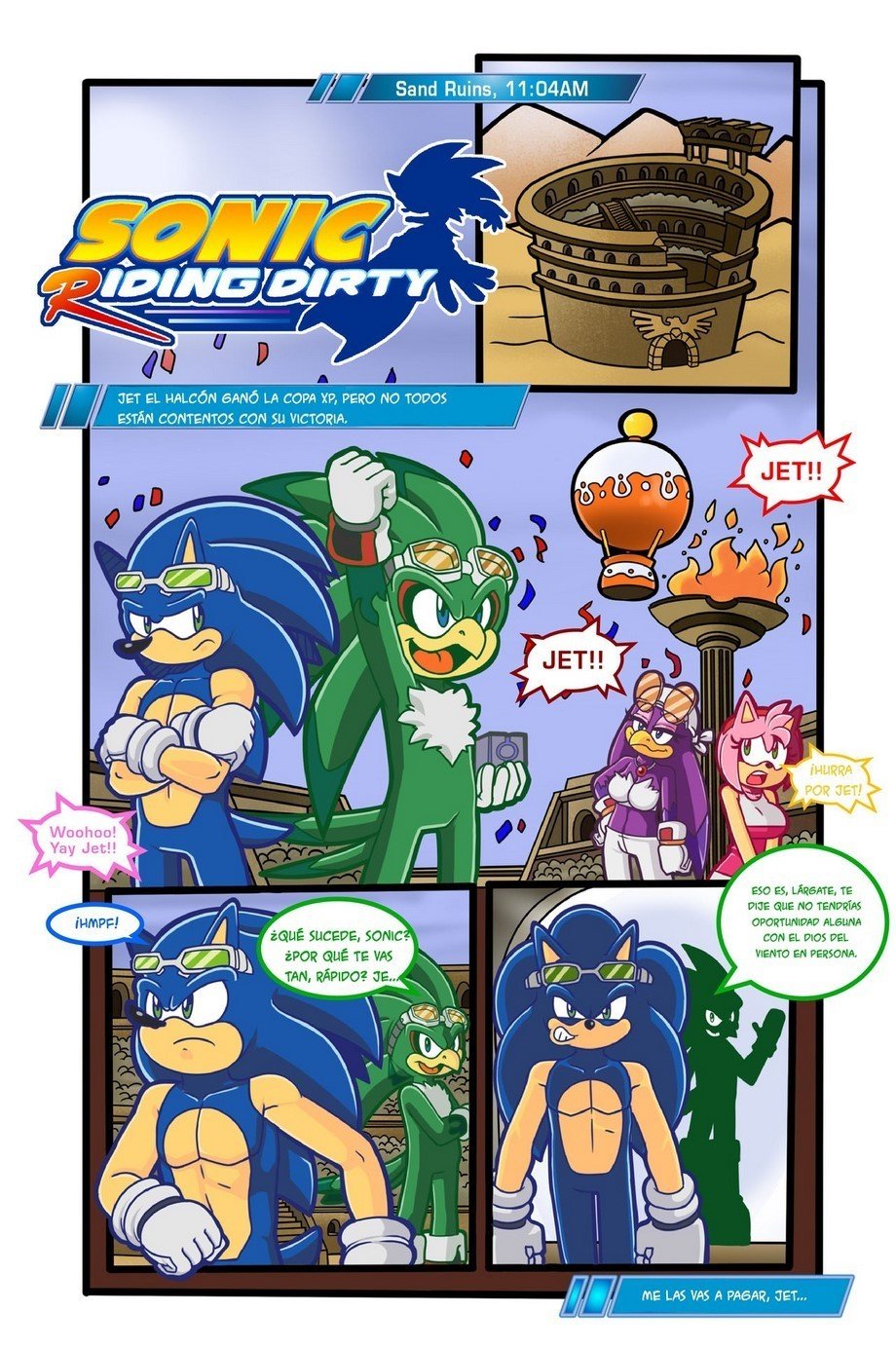 Comic Porno Sonic Riding Dirty (#2)