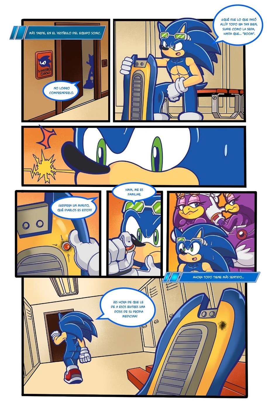 Comic Porno Sonic Riding Dirty (#3)