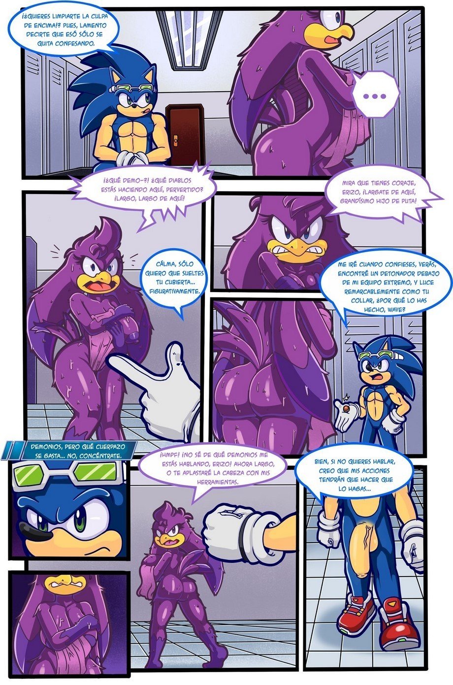 Comic Porno Sonic Riding Dirty (#5)