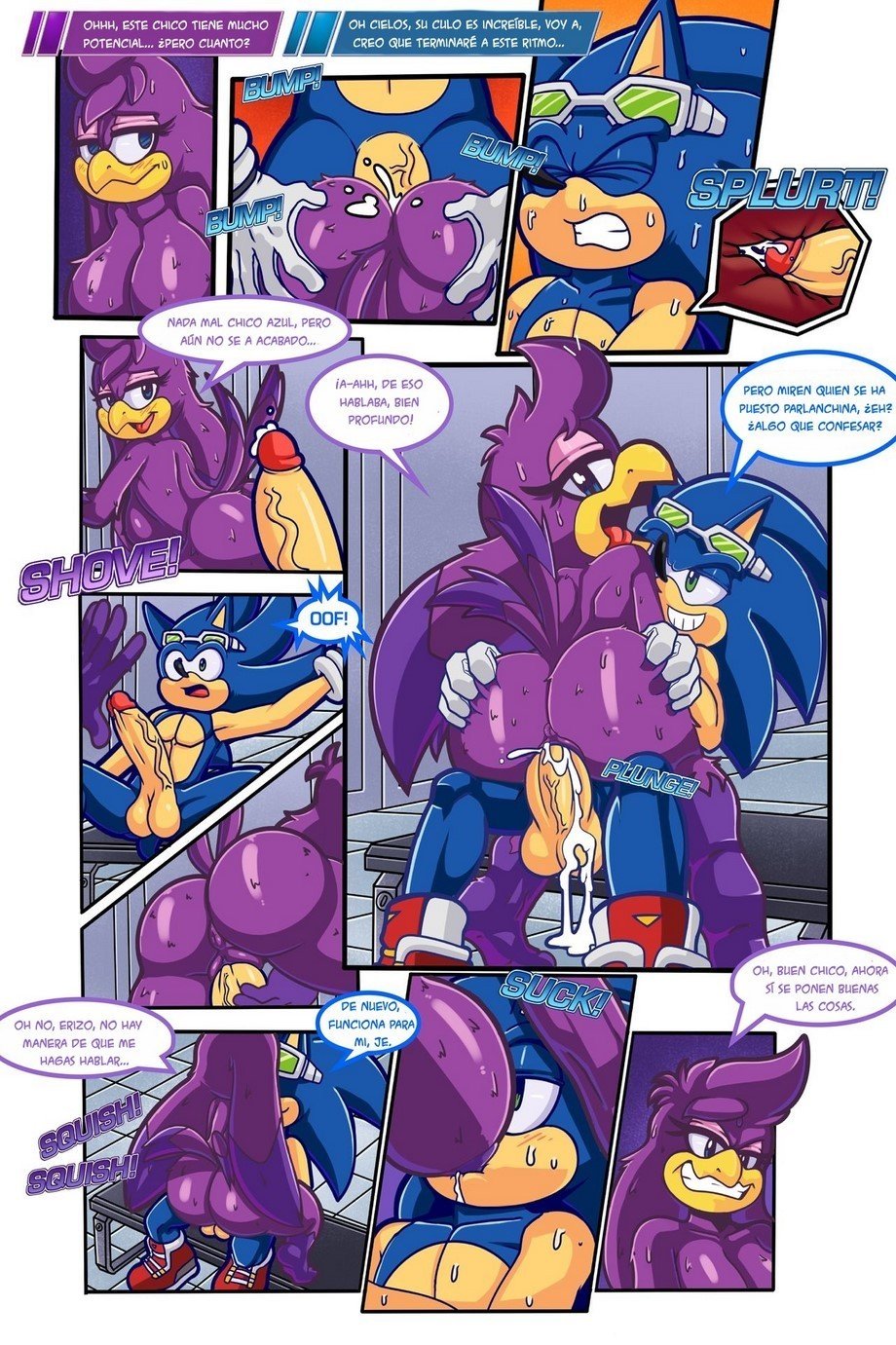 Comic Porno Sonic Riding Dirty (#7)