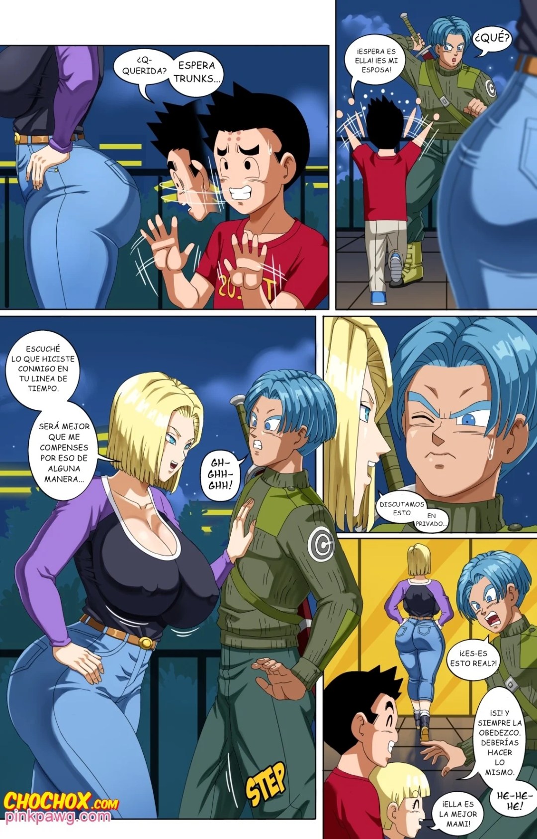 Comic Porno Android 18 And Trunks - PinkPawg (#2)