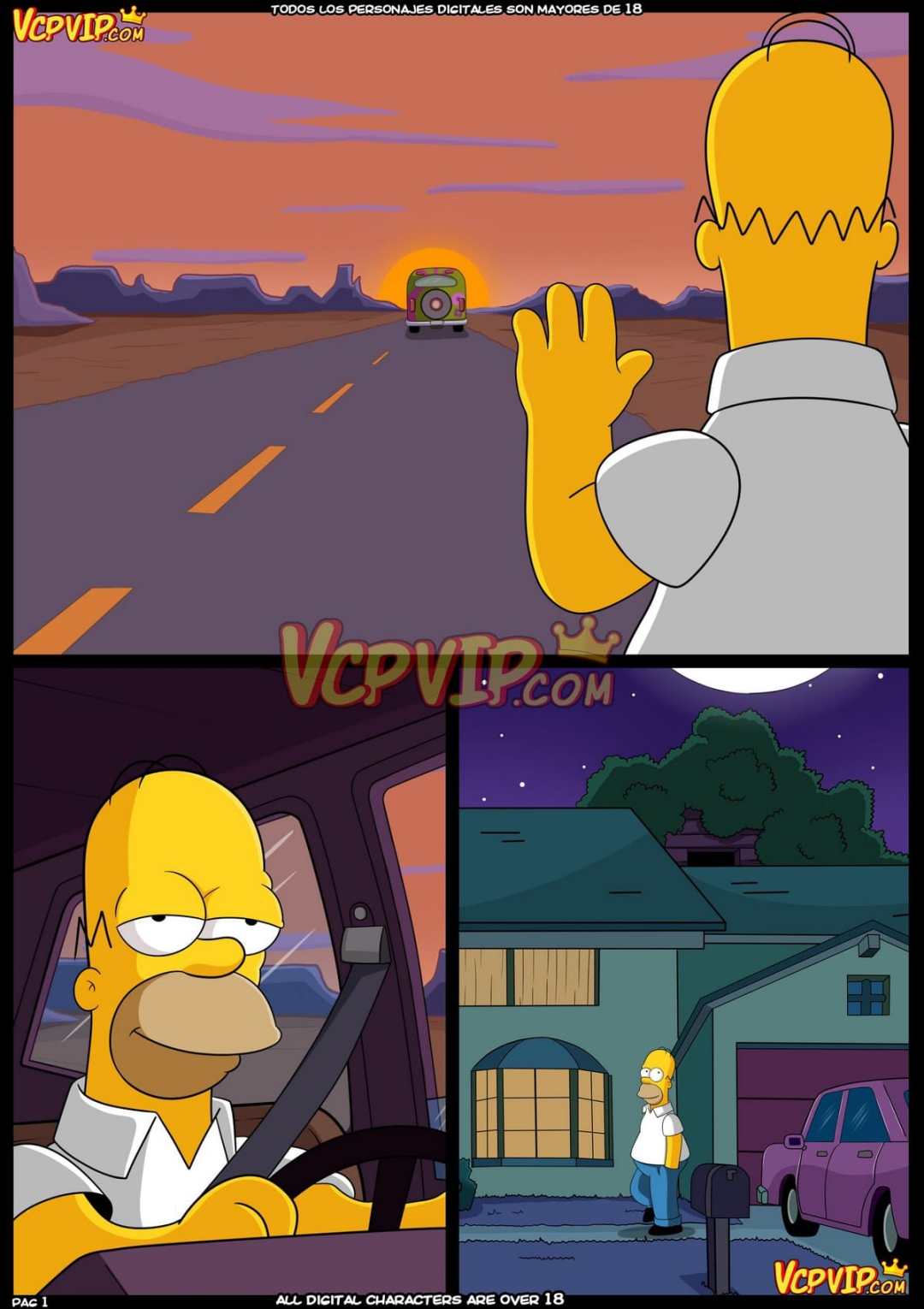 Comic Porno Simpsons - Mama (#2)