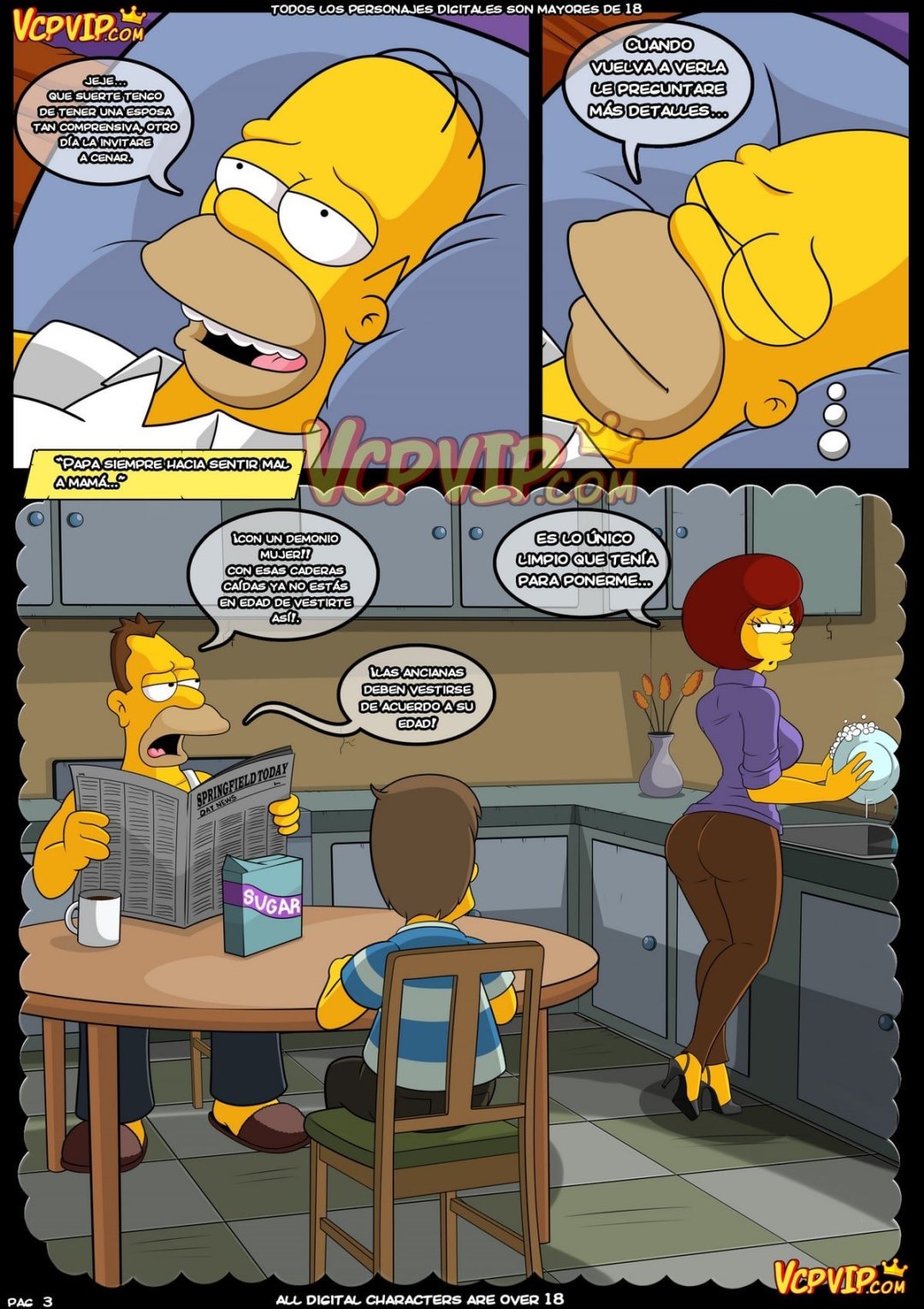 Comic Porno Simpsons - Mama (#4)