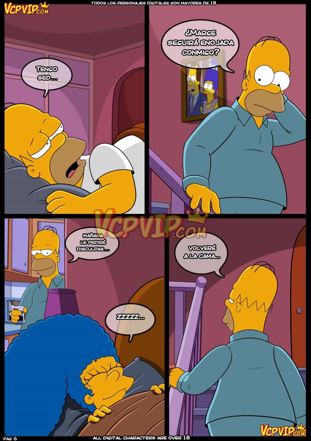 Comic Porno Simpsons - Mama (#7)