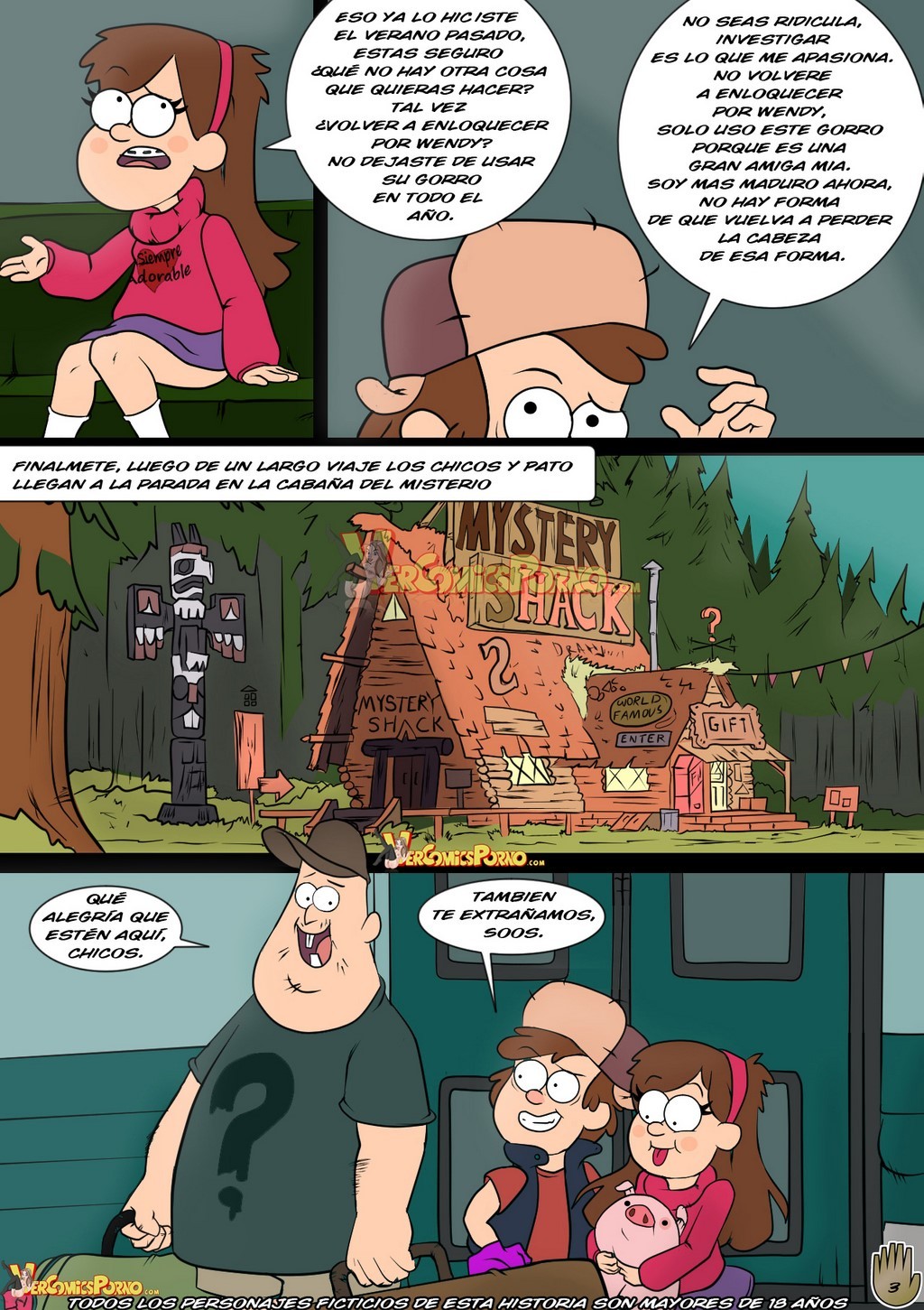 Comic Porno Un Verano De Placer 1 - Gravity Falls (#4)
