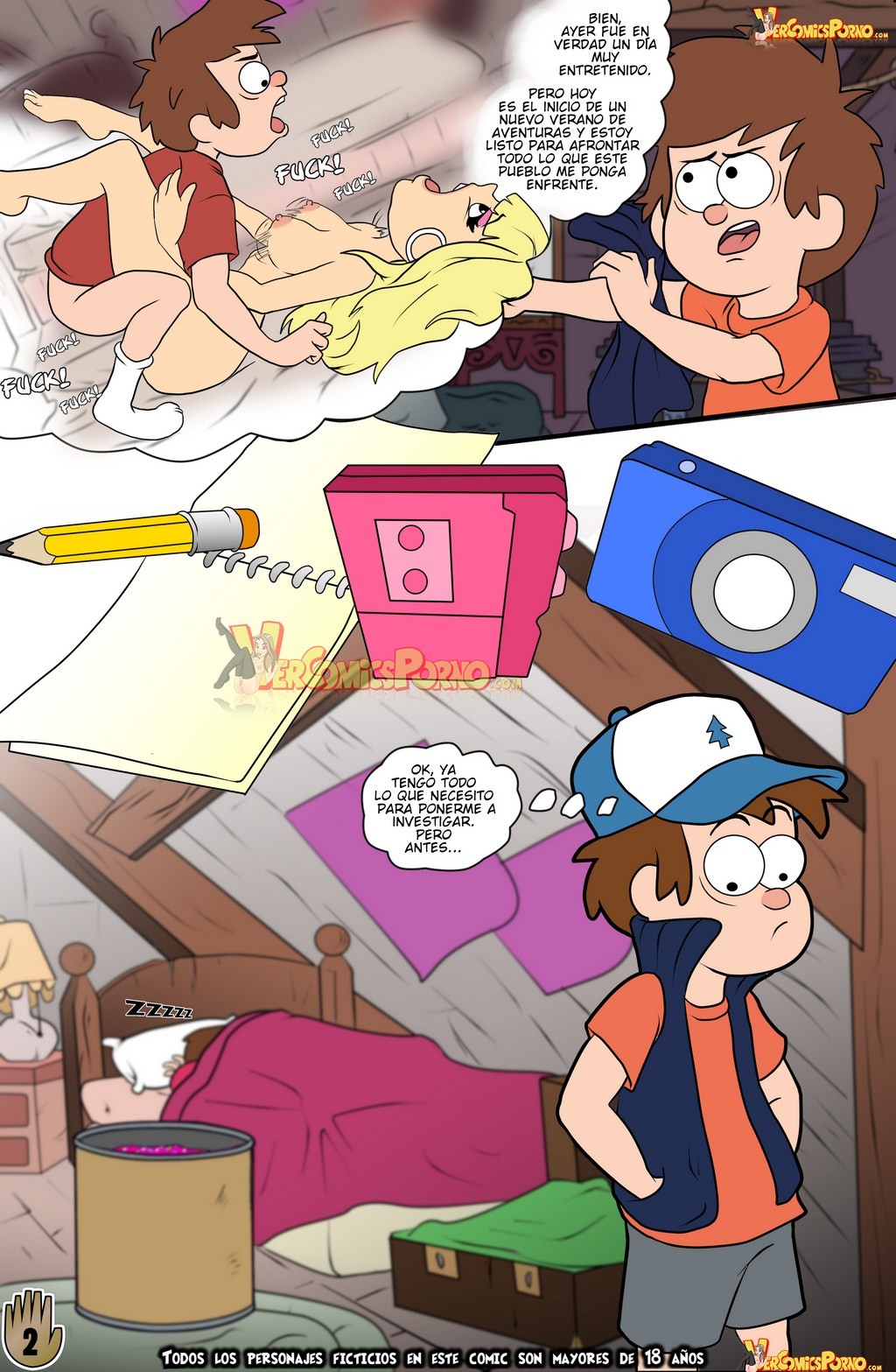 Comic Porno Un Verano De Placer 2 - Gravity Falls (#3)
