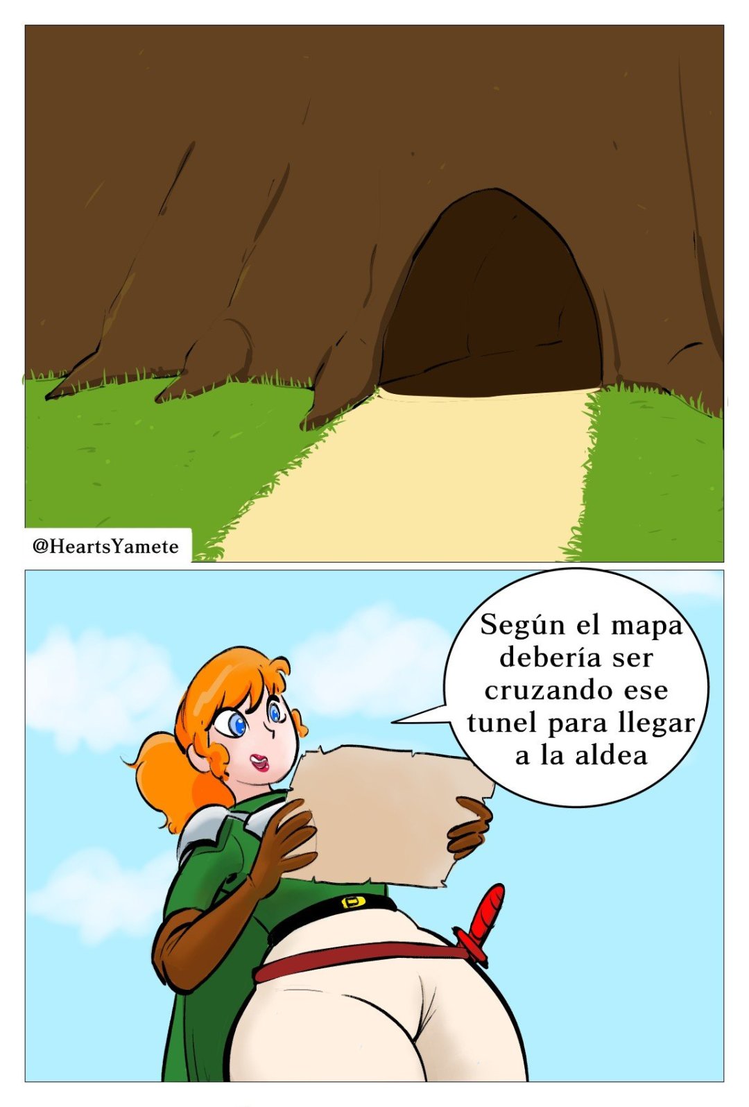 Comic Porno de Dragons And Dungeons - YameteHearts (#1)