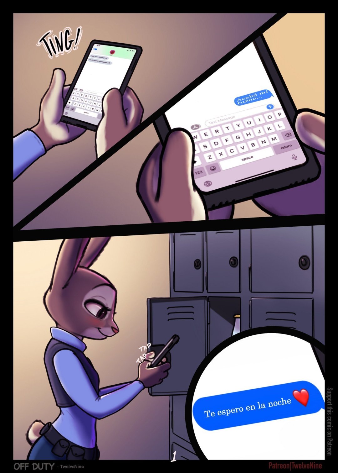 Comic Porno Off Duty - TwelveNine (#2)