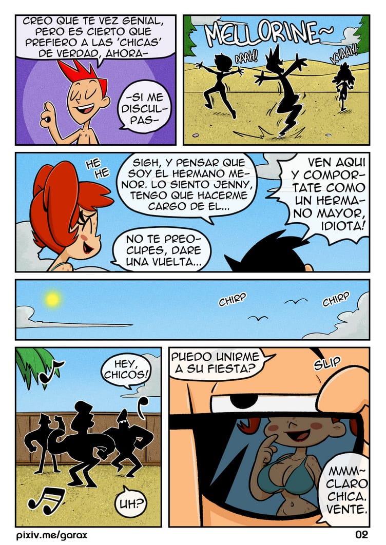 Comic Porno XJ-9each - Garabatoz (#3)