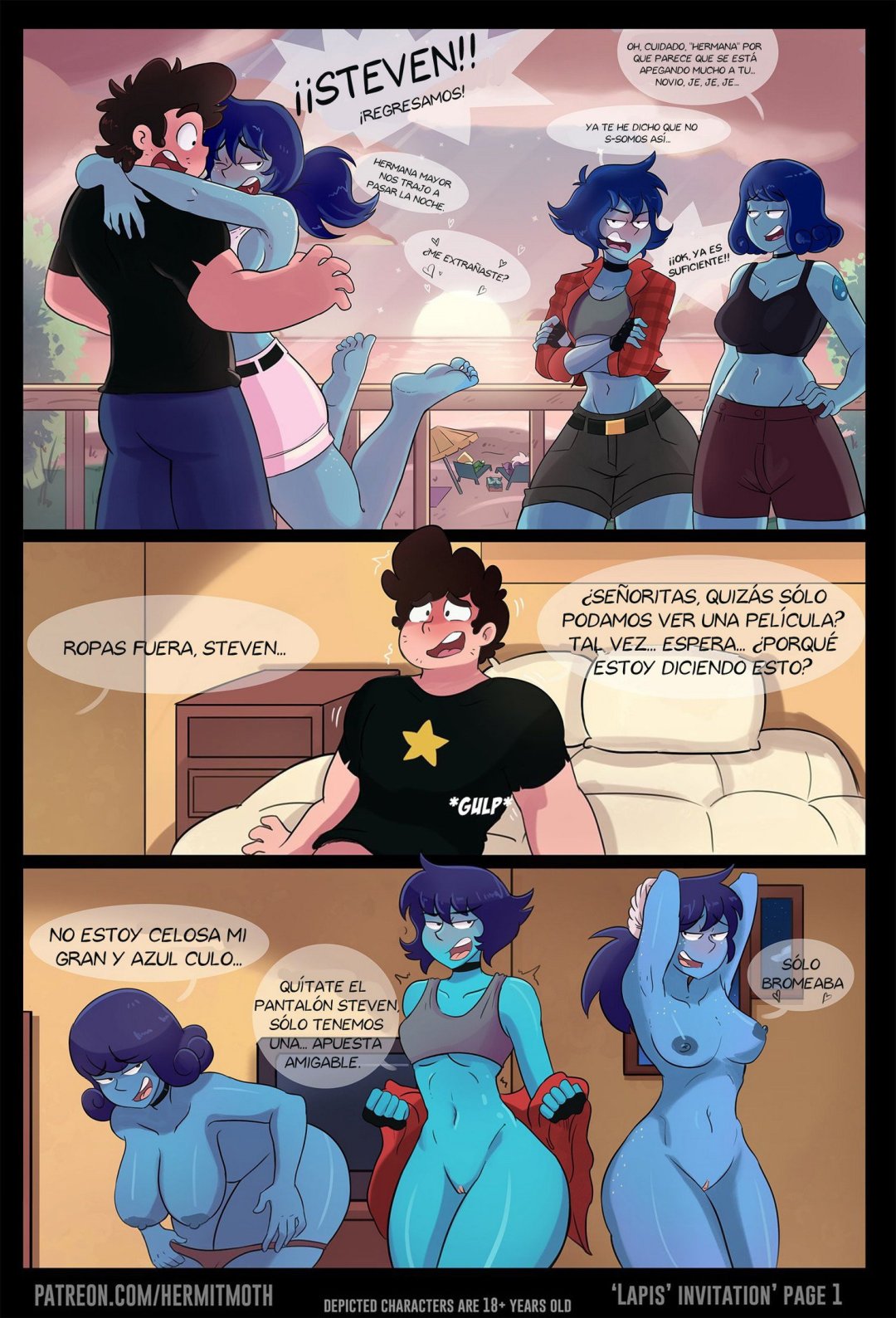 Comic Porno de Lapis Invitation - Hermit Moth (#1)