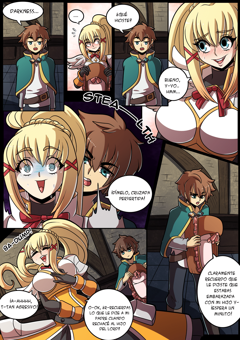 Comic Porno Konosubass - Darkness Quest! (#4)