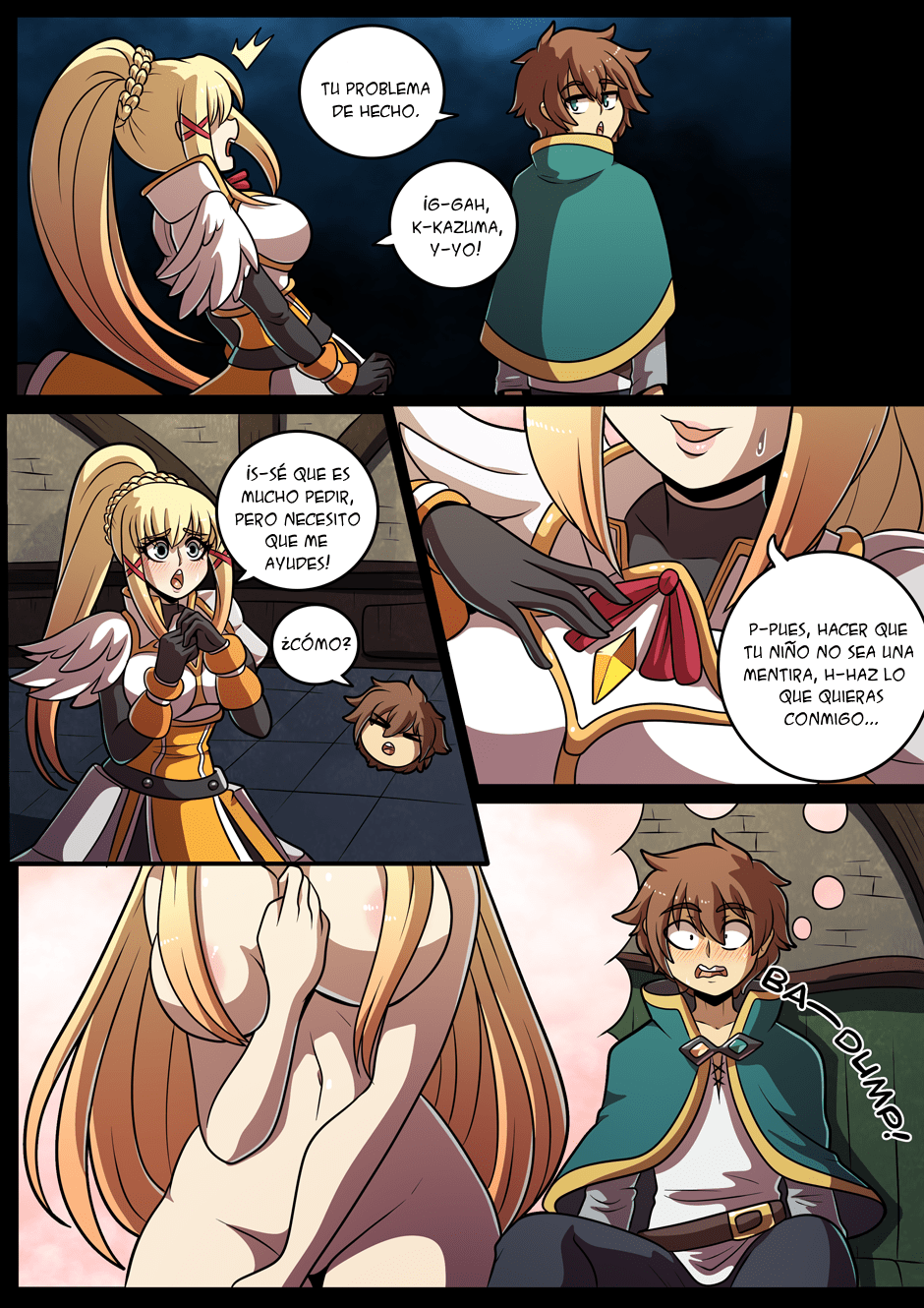 Comic Porno Konosubass - Darkness Quest! (#6)