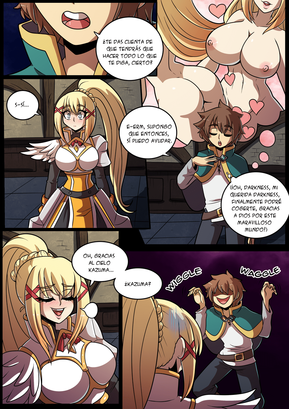 Comic Porno Konosubass - Darkness Quest! (#7)
