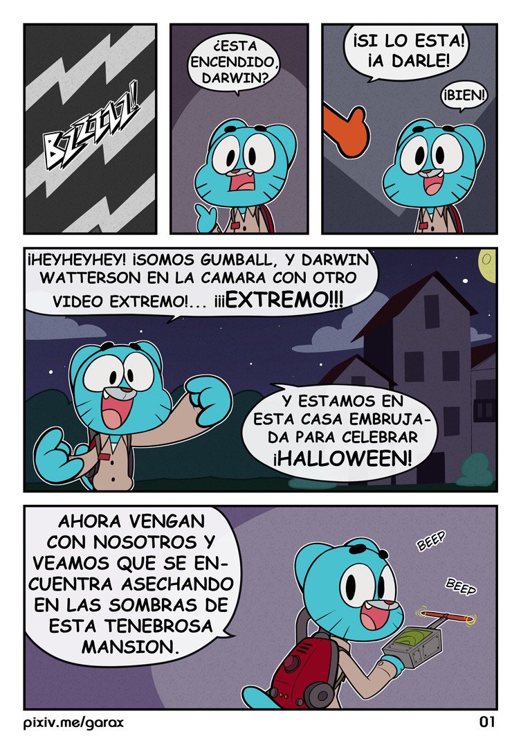 Comic Porno Gumball Ghost Buster - Garabatoz (#2)