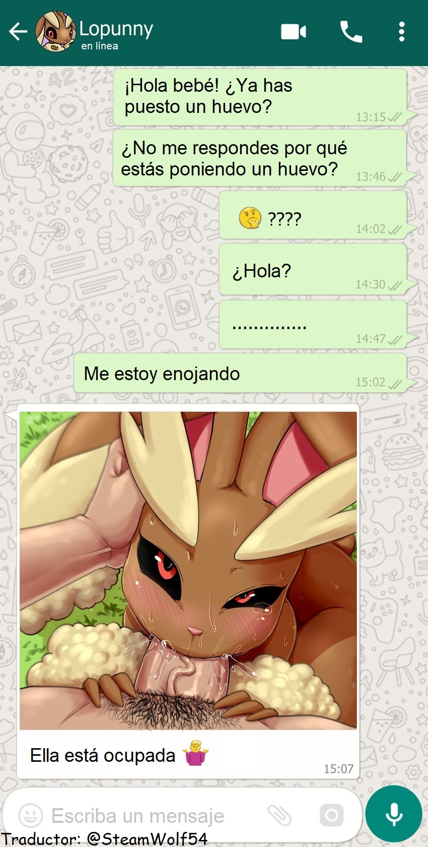 Comic Porno de Lopunny Trainer Cuck - M47h (#1)