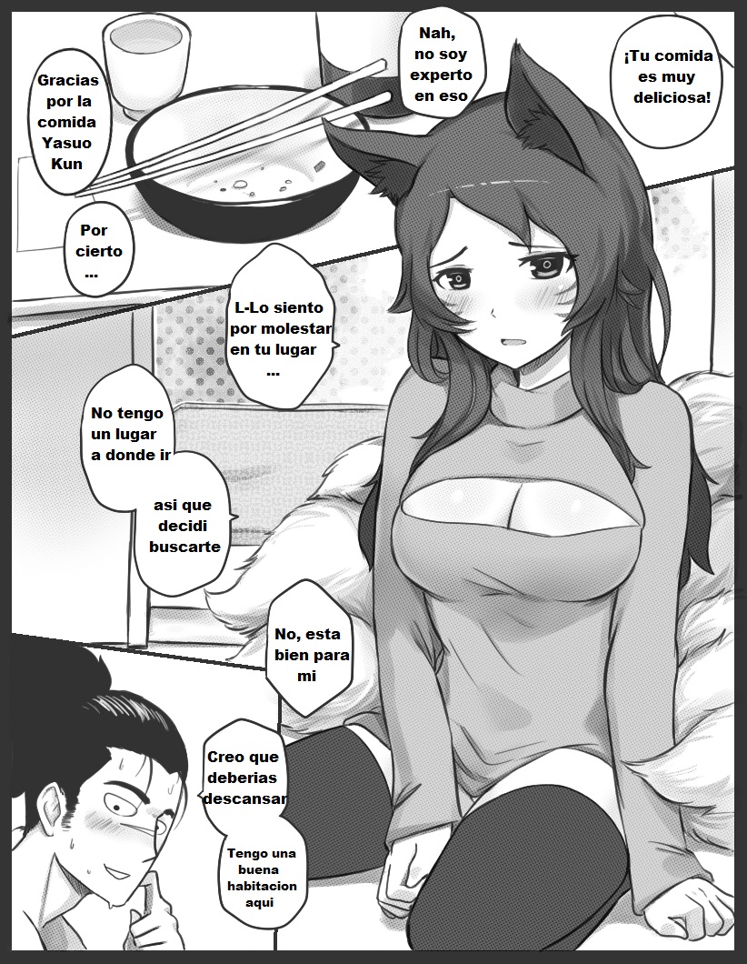 Comic Porno Fox Charm Ahri X Yasuo - Sieyarelow (#4)